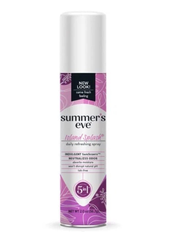 Summer's Eve Summer’s Eve Island Splash Daily Refreshing Spray 56.7g For Women - Long-Lasting Daily Freshness - Image 1